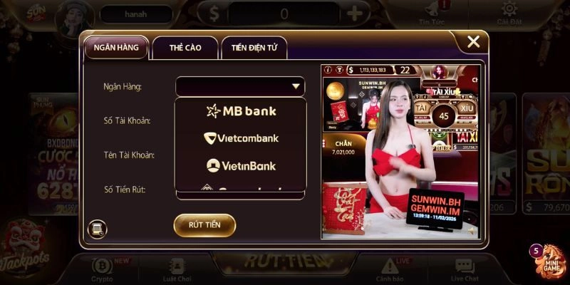 Rút Tiền Sunwin: Hướng Dẫn Các Hình Thức, Thời Gian & Hạn Mức 2 Cách rút tiền Sunwin qua ngân hàng an toàn