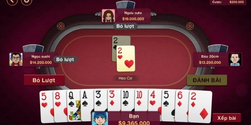 Game bài Tiến lên gồm nhiều tổ hợp phổ biến 