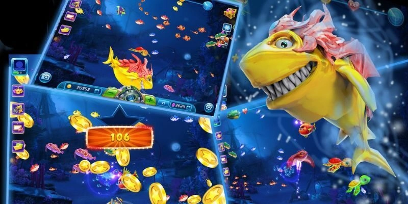 Sảnh bắn cá sở hữu đồ họa 3D hiện đại 